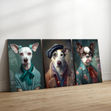 Dog Vogue Glass Wall Art Bundle