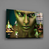 Woman Glass Wall Art