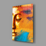 Buddha Portrait Glass Wall Art