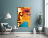 Buddha Portrait Glass Wall Art