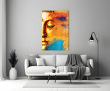 Buddha Portrait Glass Wall Art