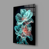 Elegant Bloom Glass Wall Art || Designer Collection