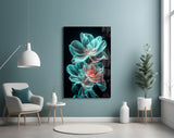 Elegant Bloom Glass Wall Art || Designer Collection