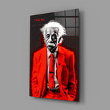 Einstein Told You Glass Wall Art || Designer Collection