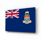 Flag of The Cayman Islands Glass Wall Art