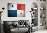 Flag of Panama Glass Wall Art