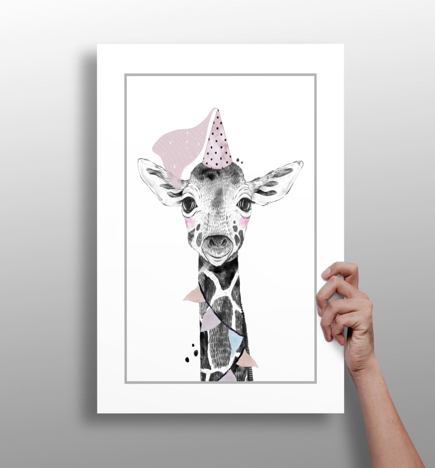 Giraffe Aluminum Print