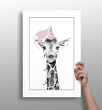 Giraffe Aluminum Print