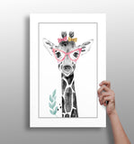 Giraffe Aluminum Print