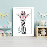 Giraffe Aluminum Print