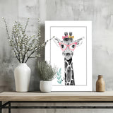 Giraffe Aluminum Print