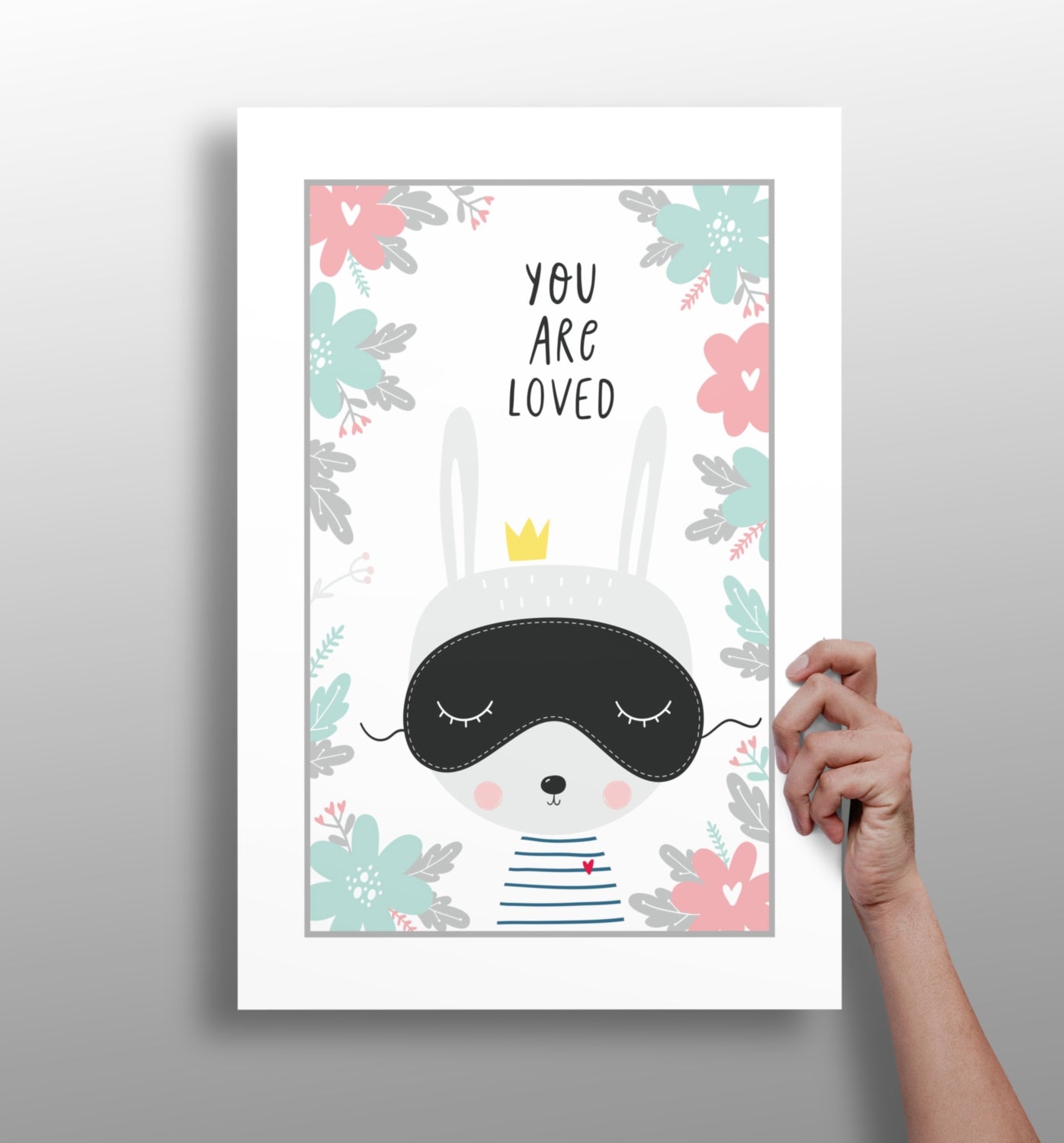 You Are Loved Aluminum Print