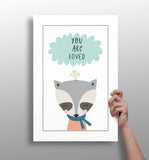 You Are Loved Aluminum Print