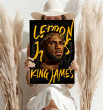 King Lebron Aluminum Print