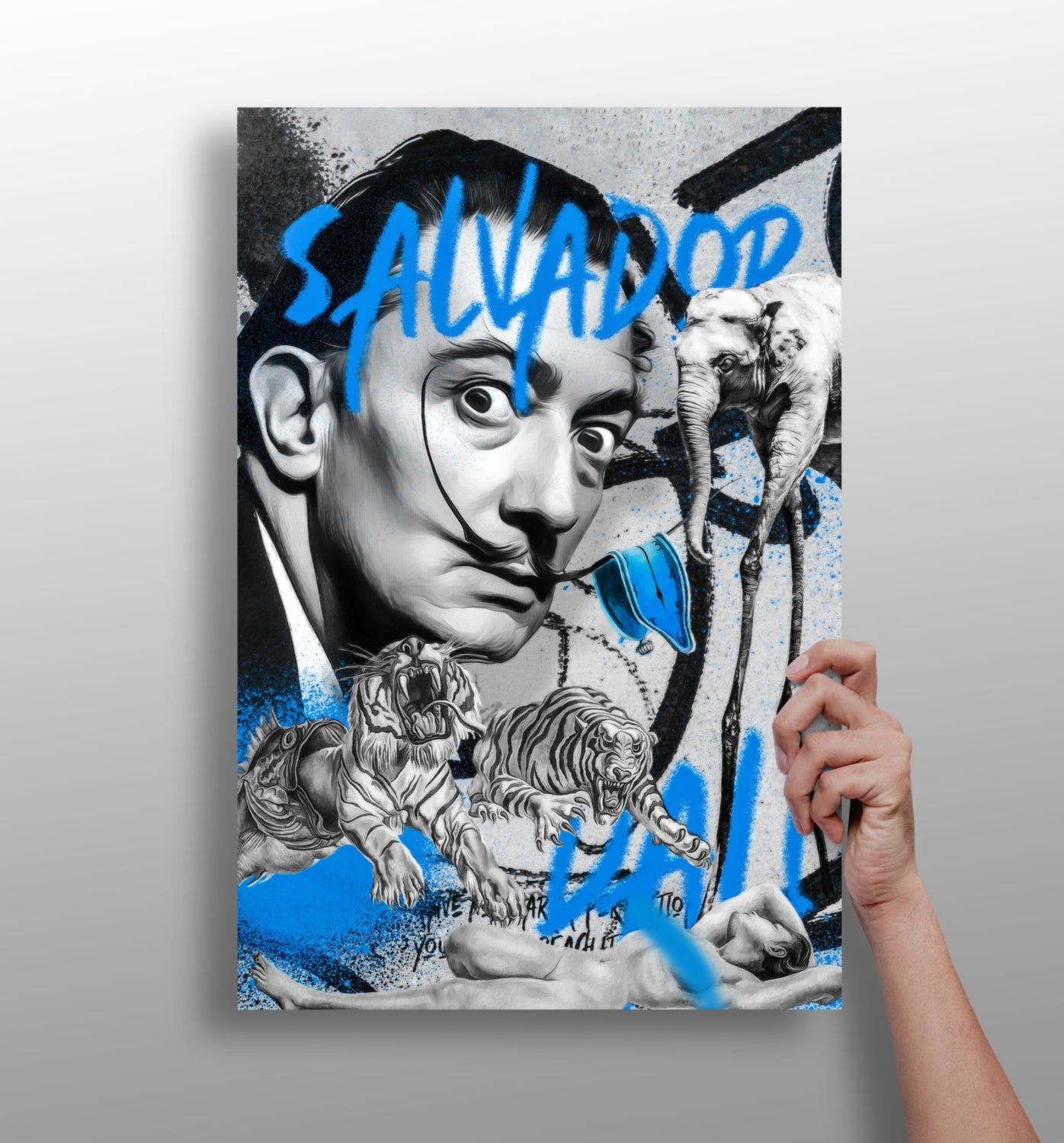 Salvador Dali Aluminum Print