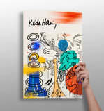 Keith Haring Aluminum Print