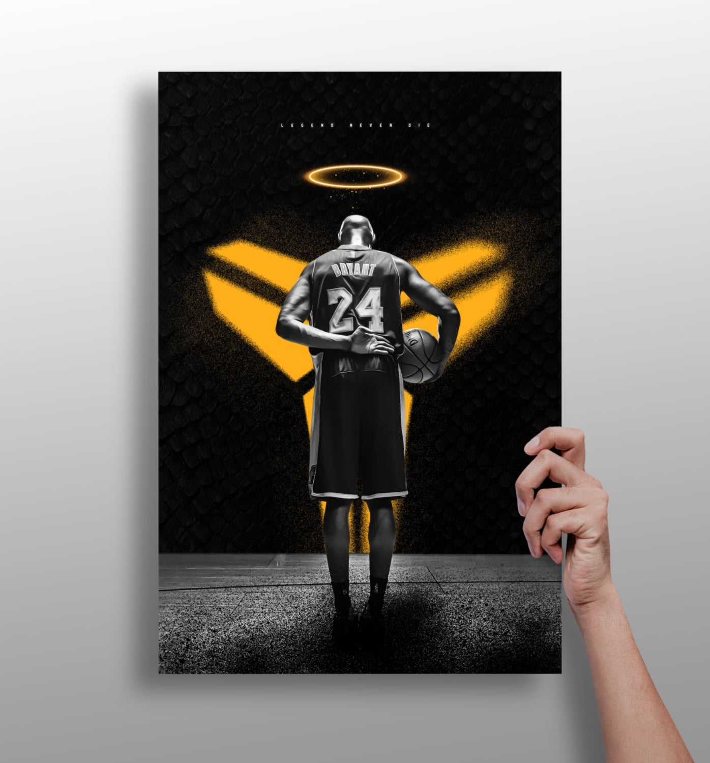 Kobe Bryant Aluminum Print