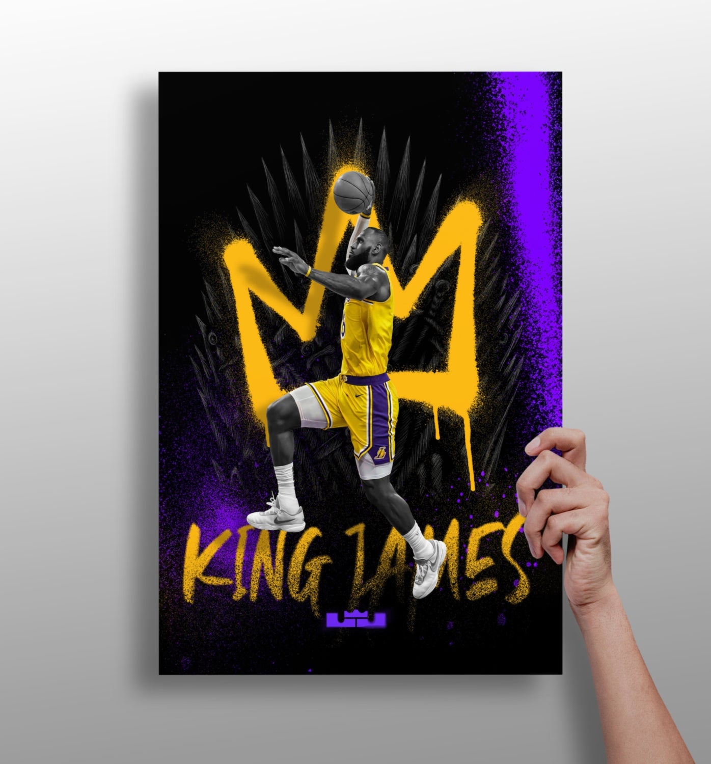 King James Aluminum Print