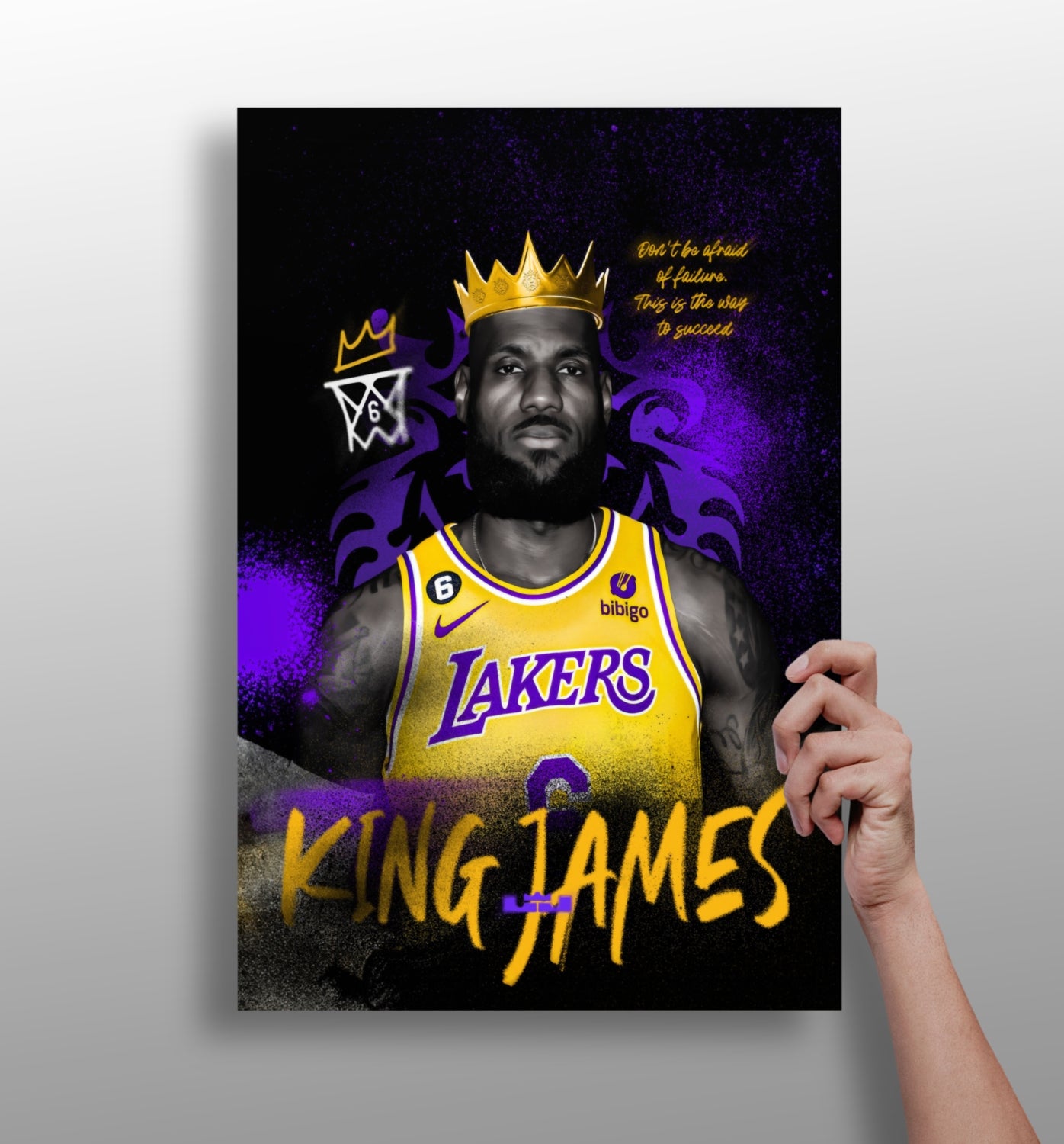 King James Aluminum Print