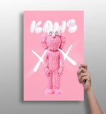 Kaws Aluminum Print