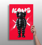 Kaws Aluminum Print