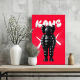 Kaws Aluminum Print