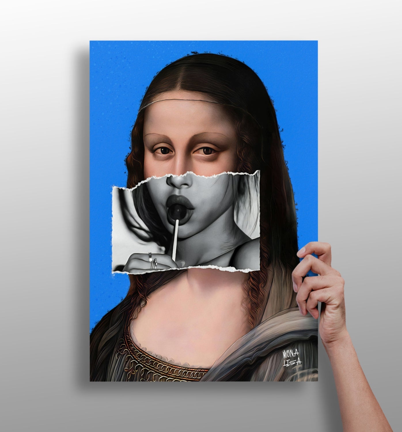 Mona Lisa Aluminum Print