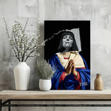 The Virgin Prayer Aluminum Print