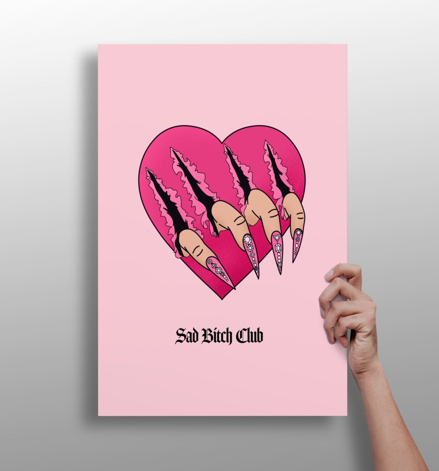 Sad Club Aluminum Print