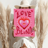 Love Blind Aluminum Print