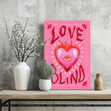 Love Blind Aluminum Print