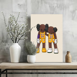 Kaws Basketball Aluminum Print