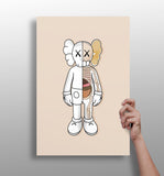 Kaws Anatomy Aluminum Print