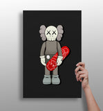 Kaws Skateboard Aluminum Print