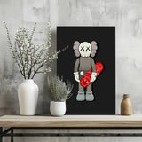 Kaws Skateboard Aluminum Print