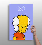 Bart Sadness Aluminum Print