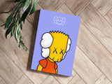 Bart Sadness Aluminum Print