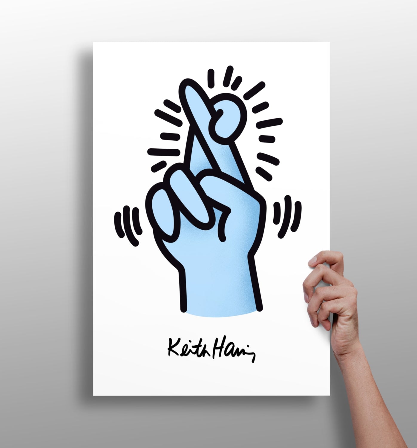 Keith Haring Aluminum Print