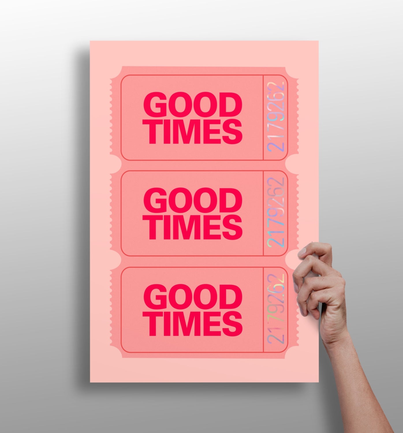 Good Times Retro Aluminum Print