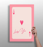 Ace Lucky You Aluminum Print