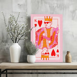 Heart King Aluminum Print