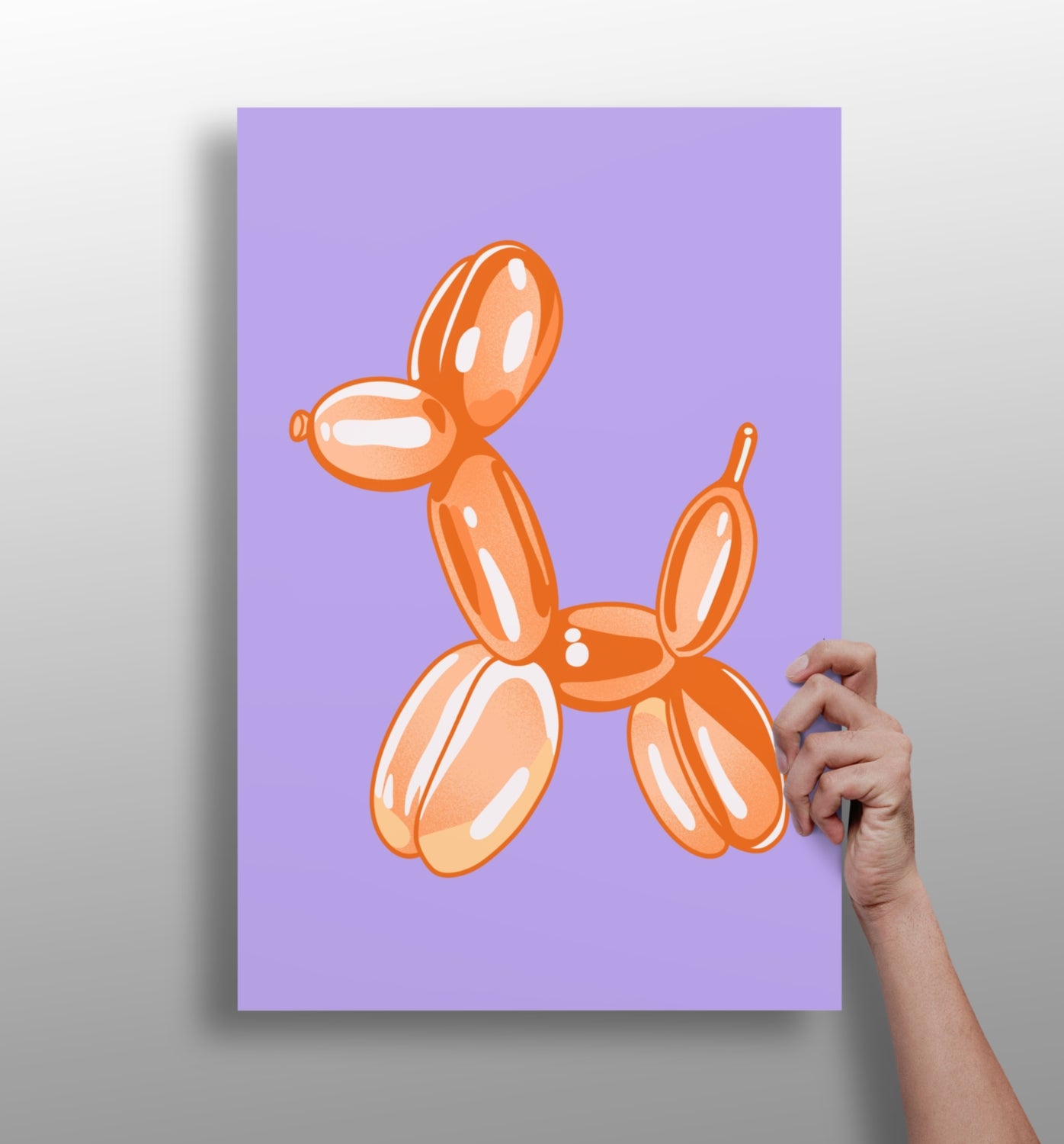 Balloon Dog Aluminum Print