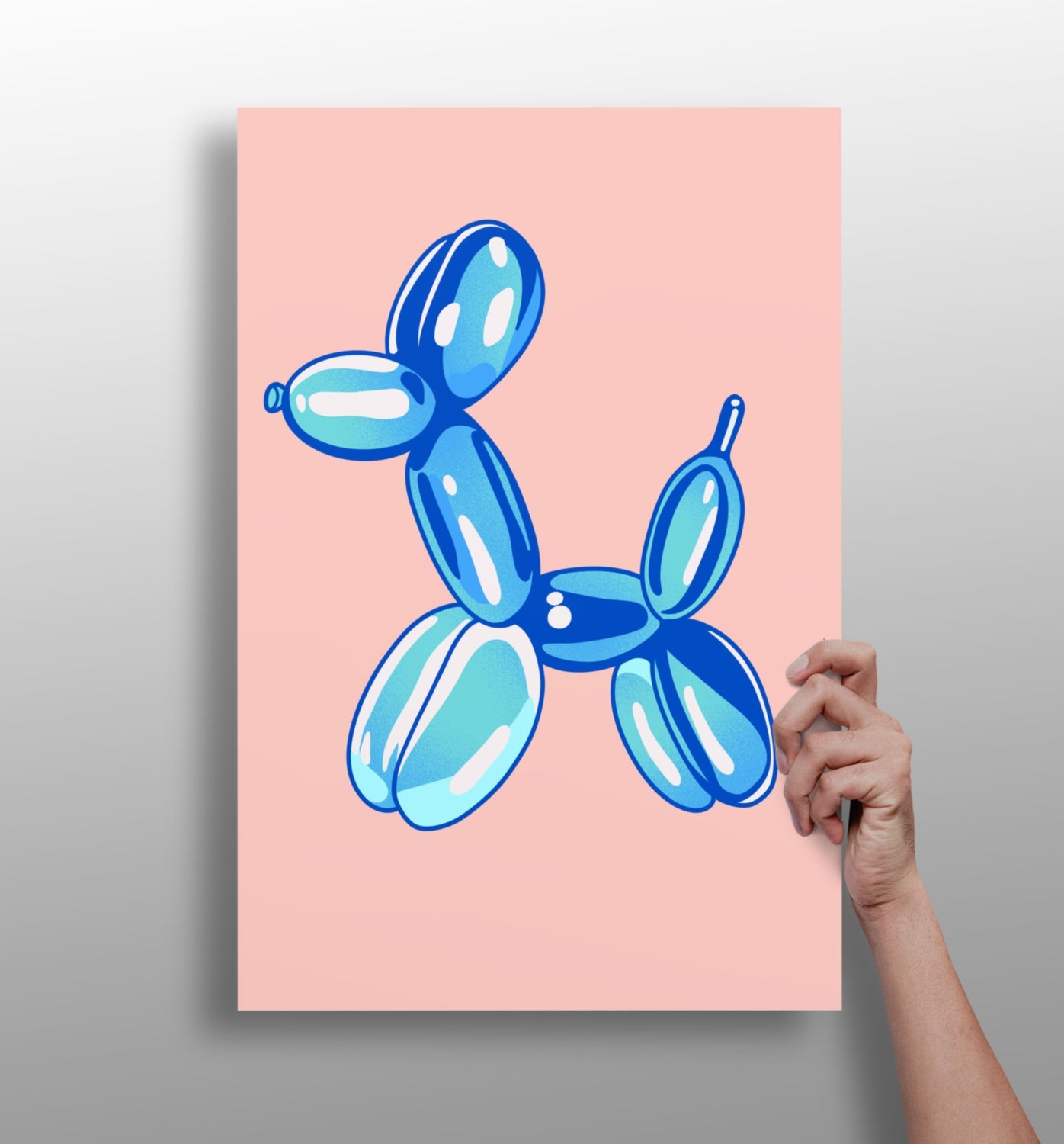 Balloon Dog Aluminum Print