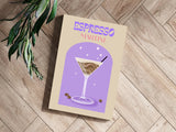 Espresso Martini Aluminum Print