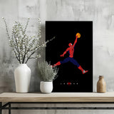 Superhero Dunk Aluminum Print