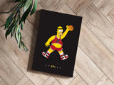 Simpson Dunk Aluminum Print