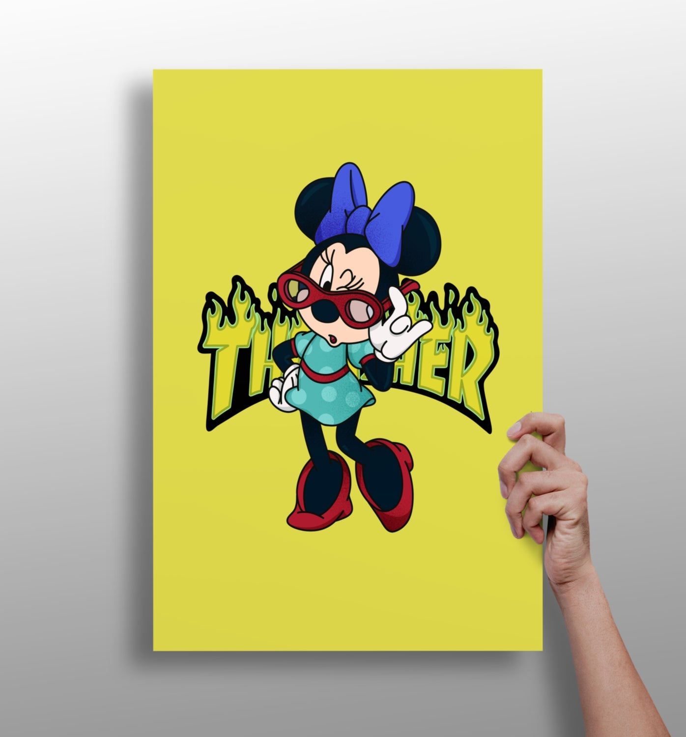 Micey Aluminum Print