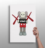 Kaws Aluminum Print