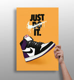 Just Do It Aluminum Print