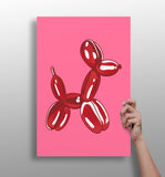 Balloon Dog Aluminum Print